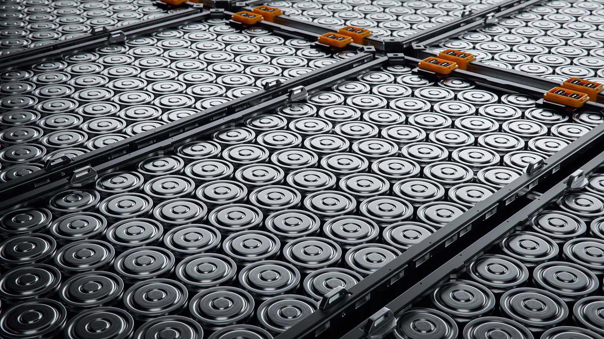 Cellules de batterie lithium-ion pour voiture électrique prête pour son recyclage dans les giga usines des Hauts-de-France