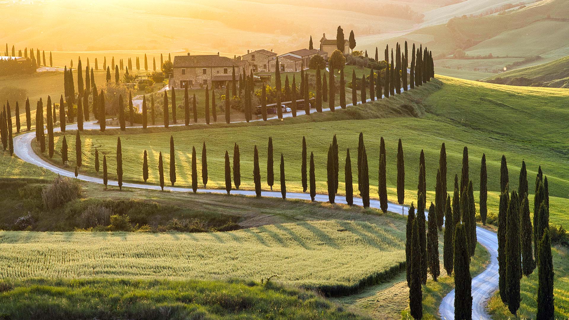 Paysage dans le Chianti senese (Toscane, Italie)