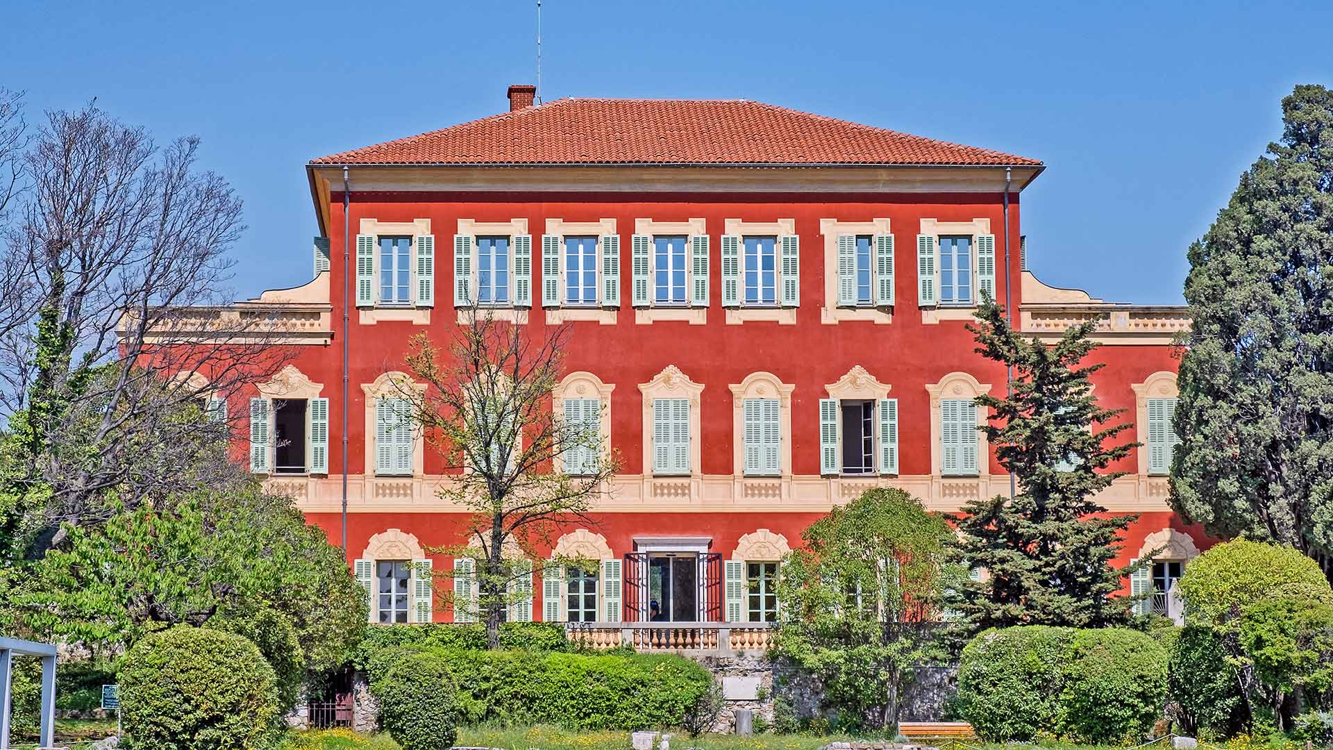 La musée Matisse dans le quartier Cimiez à Nice (Provence-Alpes-Côte d'Azur)